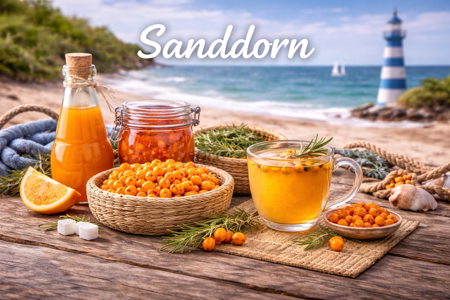 Sanddornprodukte mit nordischem Inselcharakter