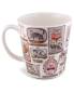 Preview: Becher 500 ml Katzenfamilie