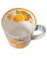Preview: Becher 500 ml Sommerlaune Orange aus Fine Bone China