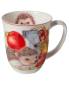 Preview: Becher 400 ml Igel und Apfel aus Fine Bone China