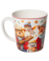 Preview: Winterbecher Gemütliche Gesellen 500 ml aus Fine Bone China