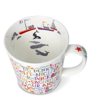 Preview: Becher 500 ml Buntes Meer