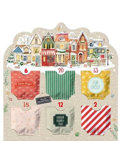 Adventskalender Winterstädtchen