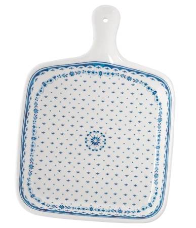 Porzellan Tray Nordisch Blau