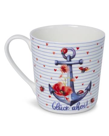 Becher 400ml "Glück Ahoi"