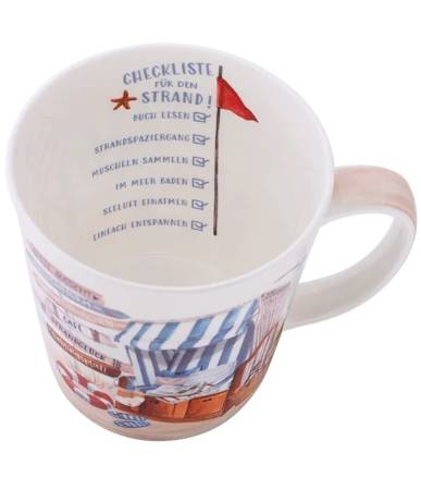 Becher 500 ml Lieblingsplatz Strandkorb