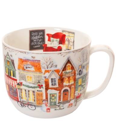 Becher 700 ml Winterstädtchen