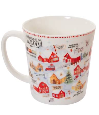 Becher 500 ml Grüße vom Nordpol