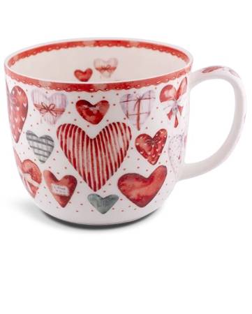Becher 700 ml Süße Herzen