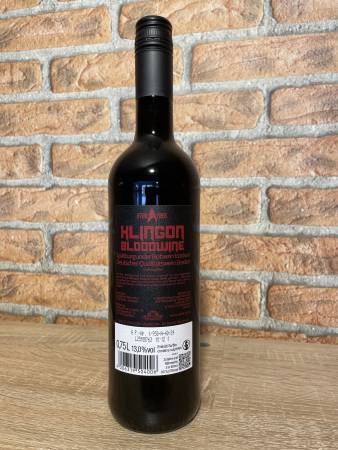 Preview: Klingon Bloodwine – Der rote Kriegstrunk der Krieger 750 ml