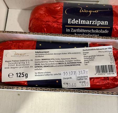 Preview: Wagner Edelmarzipan ZB 125g