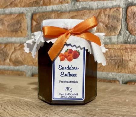 Sanddorn-Erdbeer-Fruchtaufstrich 210g