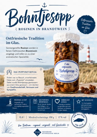 Preview: Rosinen in Branntwein im dekorativen Glas