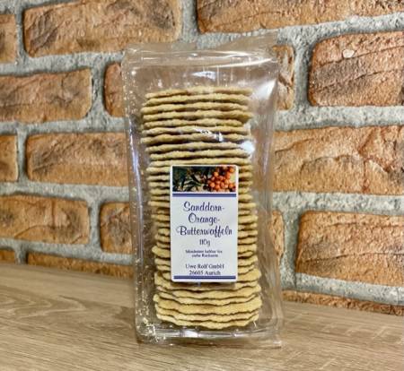 Sanddorn - Orange - Waffeln 125g