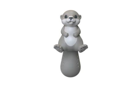 Tee-Ei aus Silikon im Otter-Design