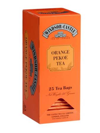 Packung Windsor-Castle Orange Pekoe Tea mit 25 Teebeuteln