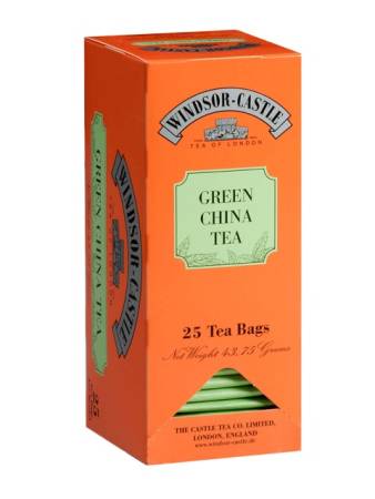 Packung Windsor-Castle Green China Tea mit 25 Teebeuteln