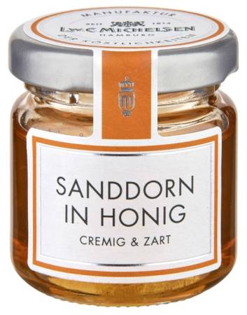 Sanddorn-Honig Mini 50g cremig und zart im Glas