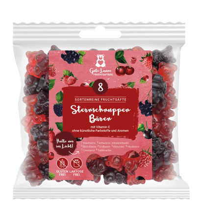 Sternschnuppen Bären rot 150g