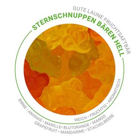 Preview: Sternschnuppen Bären hell 150g
