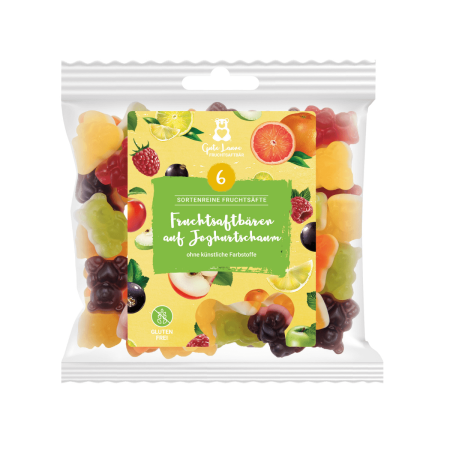 Fruchtsaftbären auf Joghurtschaum 150g