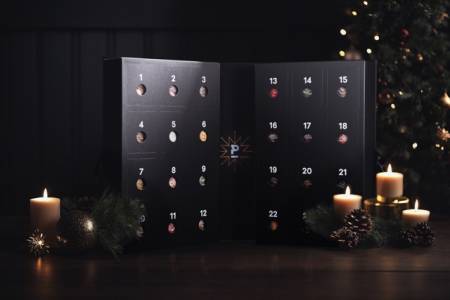Preview: P-Stash Nuss Adventskalender 2026 mit 24 Nuss- und Schokoladenkreationen