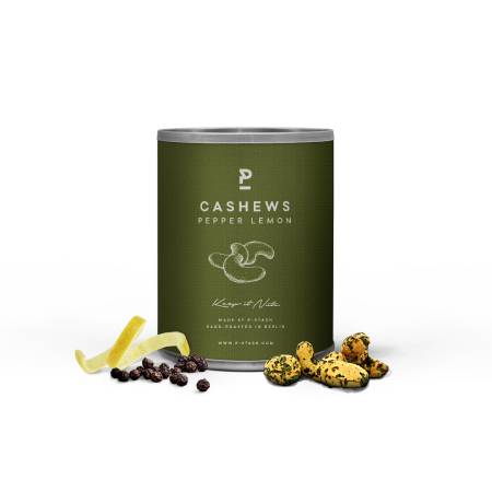 P-Stash Cashew Pfeffer und Zitrone 55 g