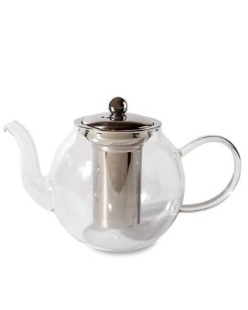 Glaskanne 1200 ml mit Edelstahlsieb