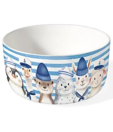 Schale 700 ml Küstenbande Fine Bone China maritimes Design