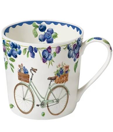 Becher 400 ml Blaubeerfahrrad