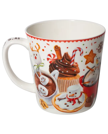 Preview: Winterbecher Chocolate Time 500 ml aus Fine Bone China