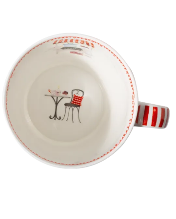 Preview: Winterbecher Winterdorf 500 ml aus Fine Bone China