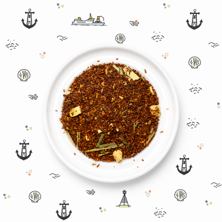 Rooibos Tee Grapefruit-Zitrone als natürlich aromatisierter Rooibos-Tee