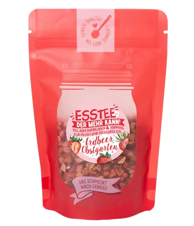 Erdbeer Obstgarten Früchtetee 100 g Doypack