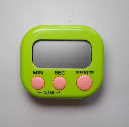 Digitaler grüner Timer für Tee-Ziehzeiten, Küche, Backen und Kochen