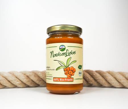 Bio-Fruchtaufstrich Sanddorn 60% Frucht DE-ÖKO-006