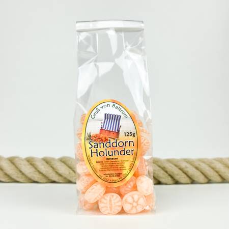 Sanddorn Holunder Bonbons  125 g