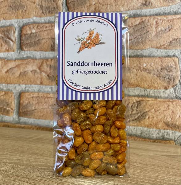 Sanddornbeeren gefriergetrocknet
