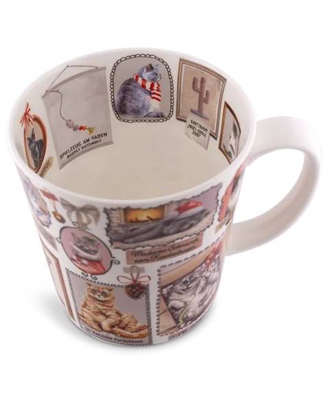 Becher 500 ml Katzenfamilie