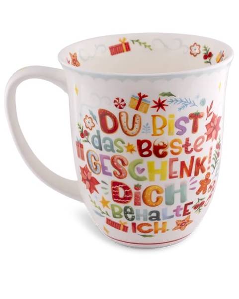 Becher 500 ml Lebkuchenhaus/ Bunte Weihnacht