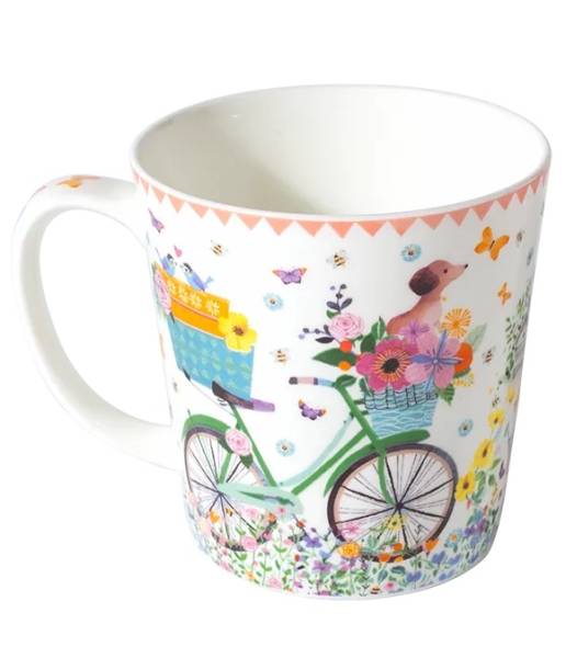 Becher 500 ml Dackel & Fahrrad