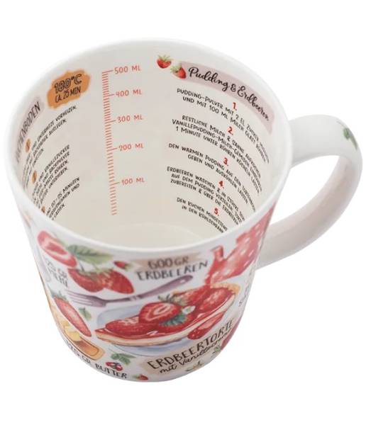 Becher 500 ml Erdbeerkuchen