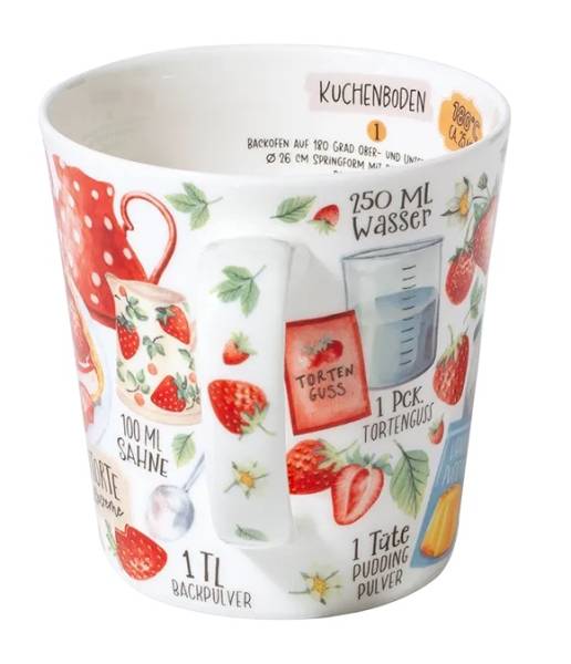 Becher 500 ml Erdbeerkuchen