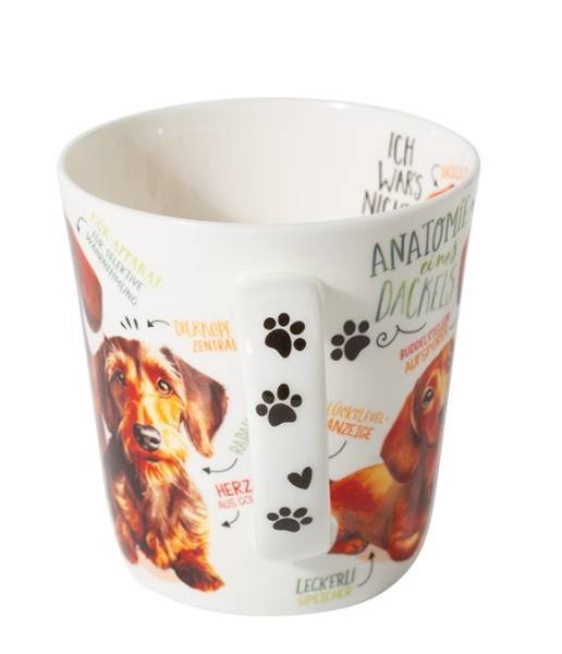 Becher 500 ml Dackelblick