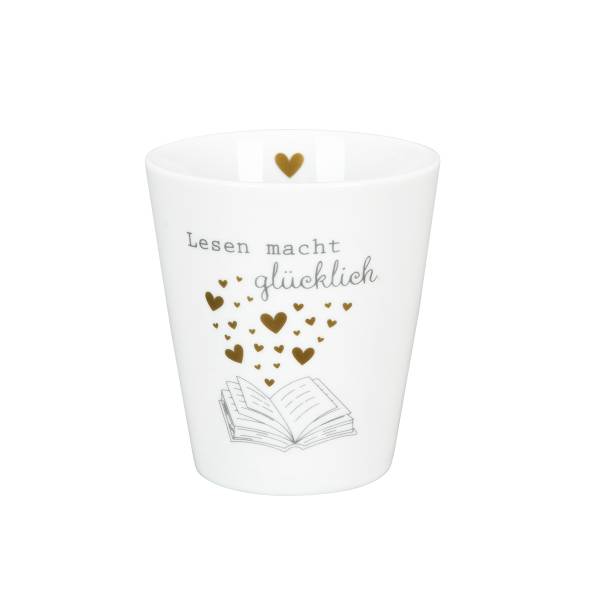 Becher LESEN MACHT GLÜCKLICH