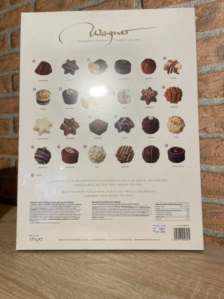 Adventskalender Wagner Pralinen 1