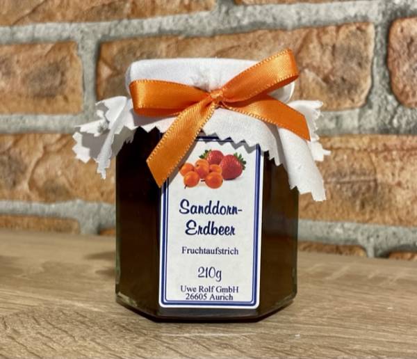 Sanddorn-Erdbeer-Fruchtaufstrich 210g