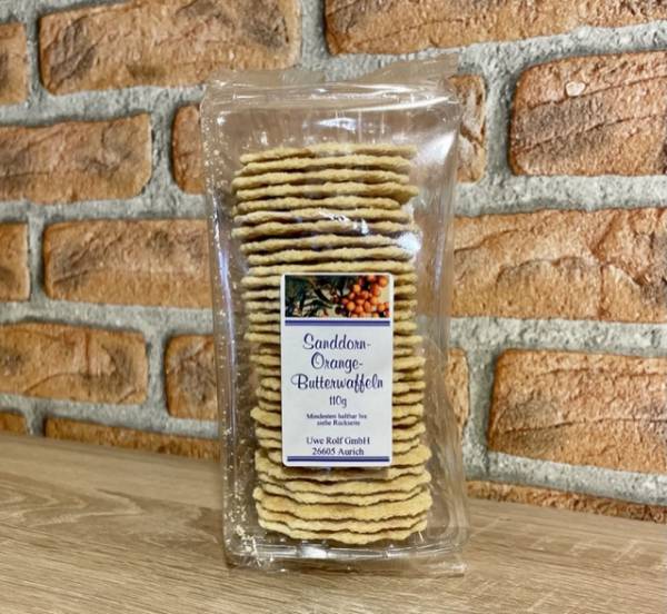 Sanddorn - Orange - Waffeln 125g
