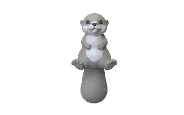 Tee-Ei aus Silikon im Otter-Design