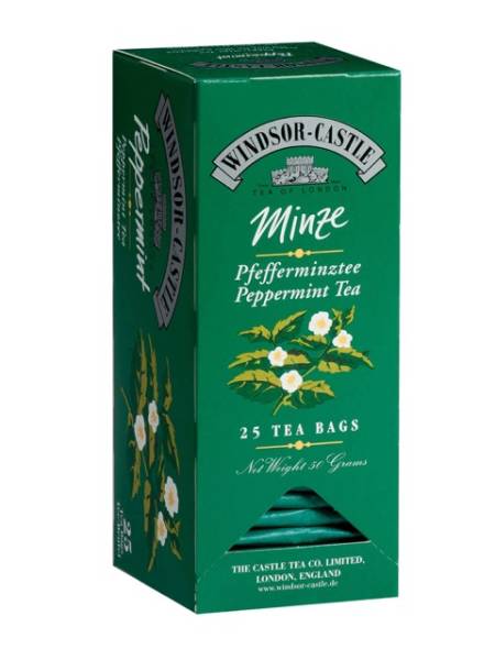 Windsor-Castle Pfefferminztee 25 Beutel in grüner Packung